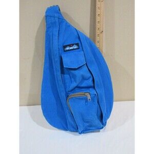 Kavu Blue Backpack Rope Sling Crossbody Bag Adjustable
